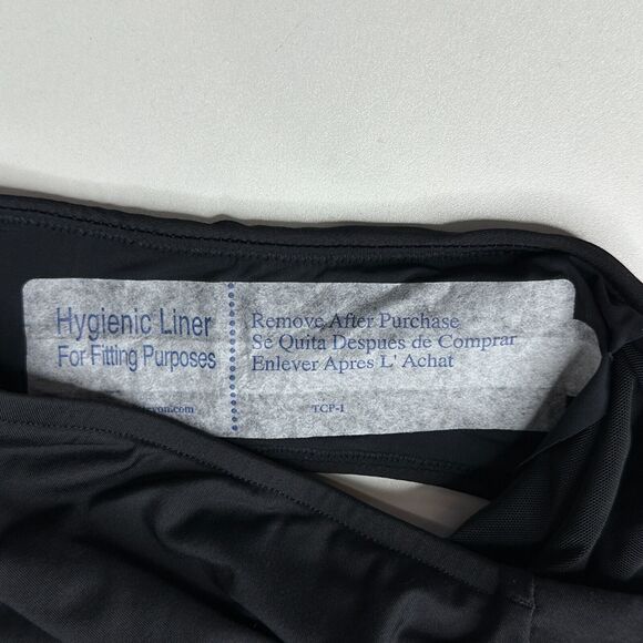 Sea Level Basket-Weave Multiway Straps One Piece Swimsuit Black Women 6 NWOT - Picture 11 of 11